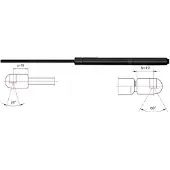 METZGER 2110362 Gasveer motorkap