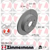 ZIMMERMANN 590.2845.20 Remschijf