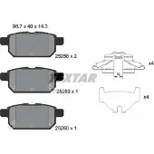 Textar Remblokset 2525801, achter