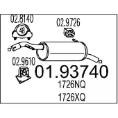 MTS 01.93740 Einddemper