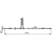 Bosch 1 987 482 833 Handremkabel