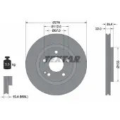 Textar 92099603 Remschijf
