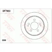 TRW DF7960 Remschijf