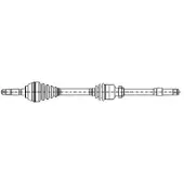 METELLI Aandrijfas 17-1391