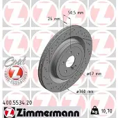 ZIMMERMANN 400.5534.20 Remschijf