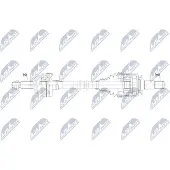 NTY NPW-LR-033 Aandrijfas
