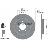 Textar 92352503 Remschijf