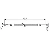 Bosch 1 987 482 312 Handremkabel