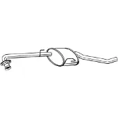 Bosal Middendemper 283-211 Bosal voor o.a. OPEL