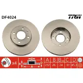 TRW DF4024 Remschijf