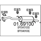 MTS 01.69100 Einddemper
