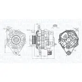 MAGNETI MARELLI 063733526010 Dynamo / Alternator