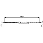Bosch 1 987 482 646 Handremkabel