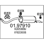 MTS 01.97910 Einddemper