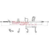 METZGER 17.0326 Handremkabel