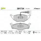 Valeo 301734 Remblokken