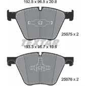 Textar Remblokkenset, schijfrem 2567501