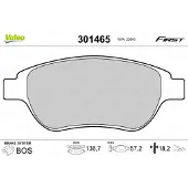 Valeo 301465 Remblokken