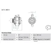 Bosch 0 986 084 590 Dynamo / Alternator