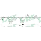 LPR C0890B Handremkabel