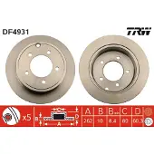 TRW DF4931 Remschijf
