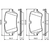 Bosch 0 986 495 426 Remblokken
