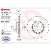 Brembo 09.E230.11 Remschijf