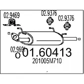MTS 01.60413 Einddemper