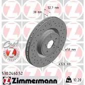 ZIMMERMANN 530.2460.52 Remschijf