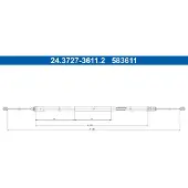 Ate 24.3727-3611.2 Handremkabel