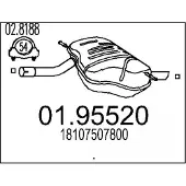 MTS 01.95520 Einddemper