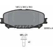 Textar Remblokset 2280301, voor