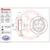 Brembo Remschijf 08.C745.11