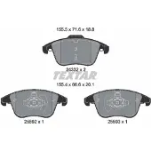 Textar Remblokset 2433205, voor