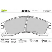 Valeo 301517 Remblokken