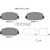 Textar 2279701 Remblokken