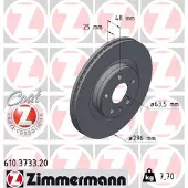 ZIMMERMANN 610.3733.20 Remschijf