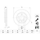 Bosch 0 986 479 E01 Remschijf