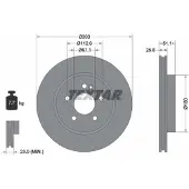 Textar 92089905 Remschijf