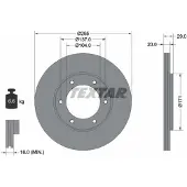 Textar 92035600 Remschijf