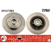TRW DF4272BS Remschijf
