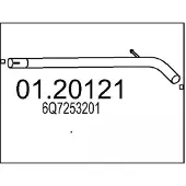 MTS Uitlaatpijp 01.20121