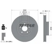 Textar 92163505 Remschijf