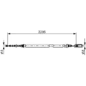 Bosch 1 987 477 569 Handremkabel