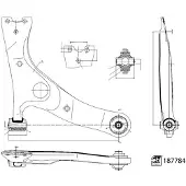 FEBI BILSTEIN 187784 Draagarm