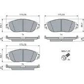 Bosch Remblokset, schijfrem 0 986 424 628