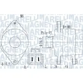 MAGNETI MARELLI Dynamo / Alternator 063732128010