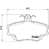 Brembo Remblokkenset, schijfrem P 68 038