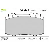 Valeo 301445 Remblokken