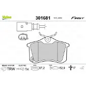 Valeo 301681 Remblokken
